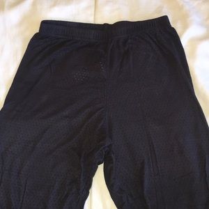 Missguided black suede leggings